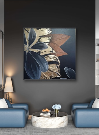 Floral Textured Art 